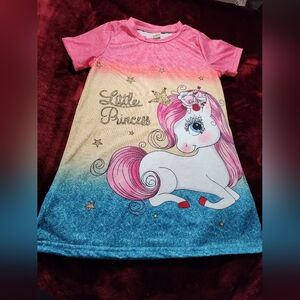 Rhinestone Little princess pony night gown